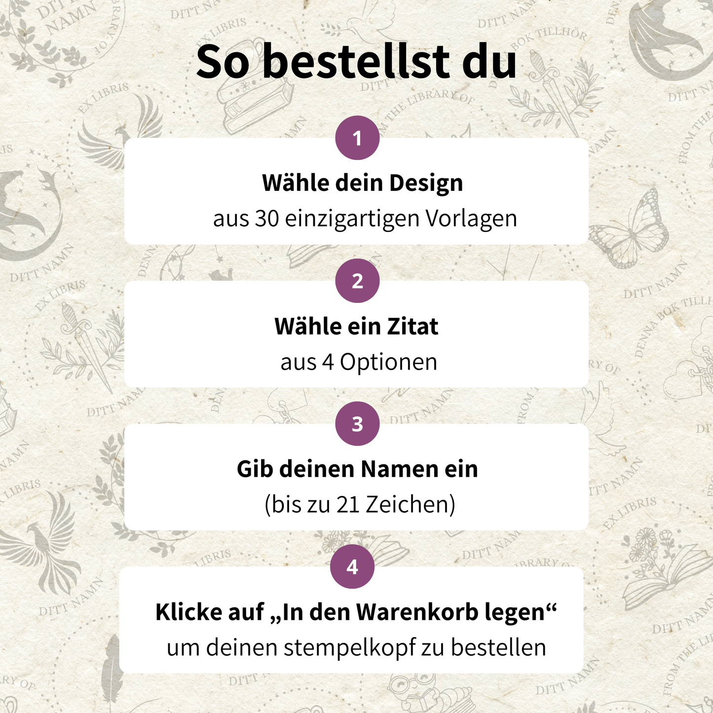 Zusätzlicher Stempelkopf