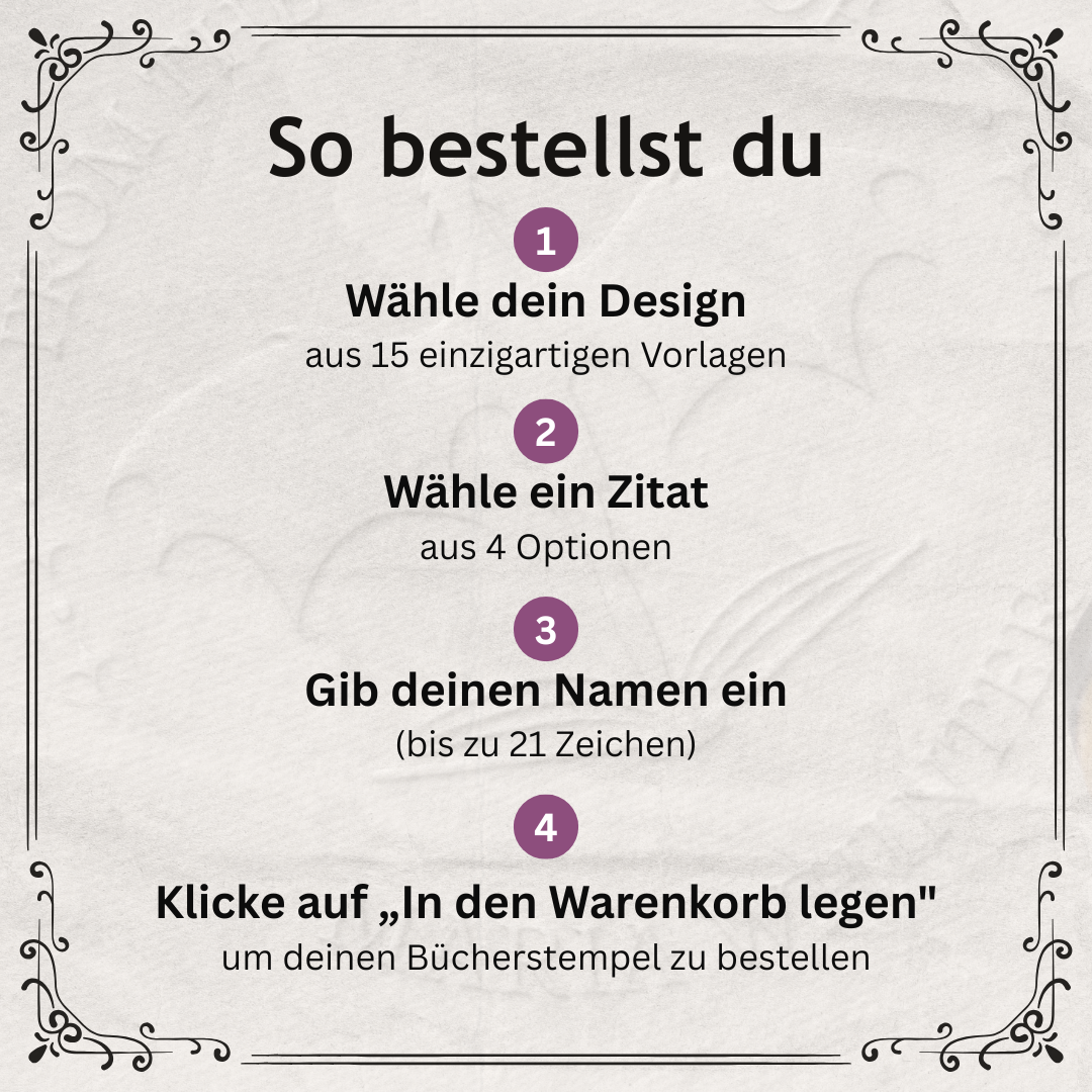 Mythology Persönlicher Buchstempel