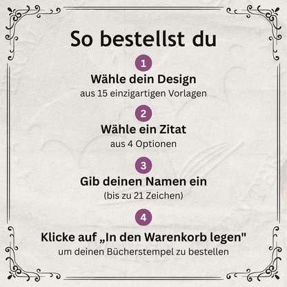Mythology Persönlicher Buchstempel