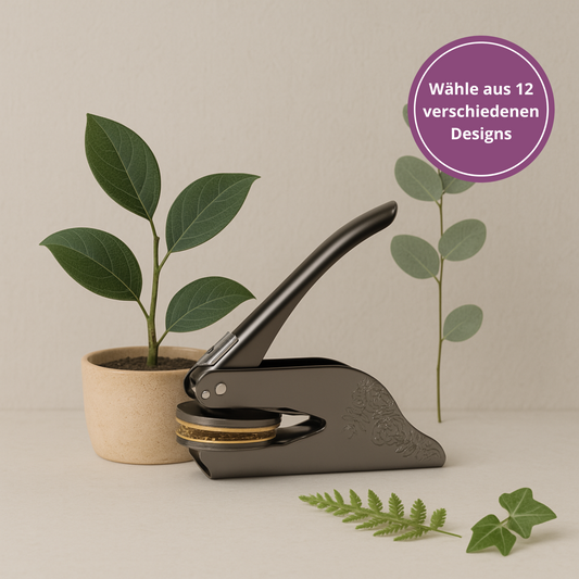 Mein BuchStempel - Persönlicher Buchstempel (Natur & Pflanzen)