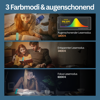 Mein BuchLicht – Leseleuchte im Lesezeichen-Design