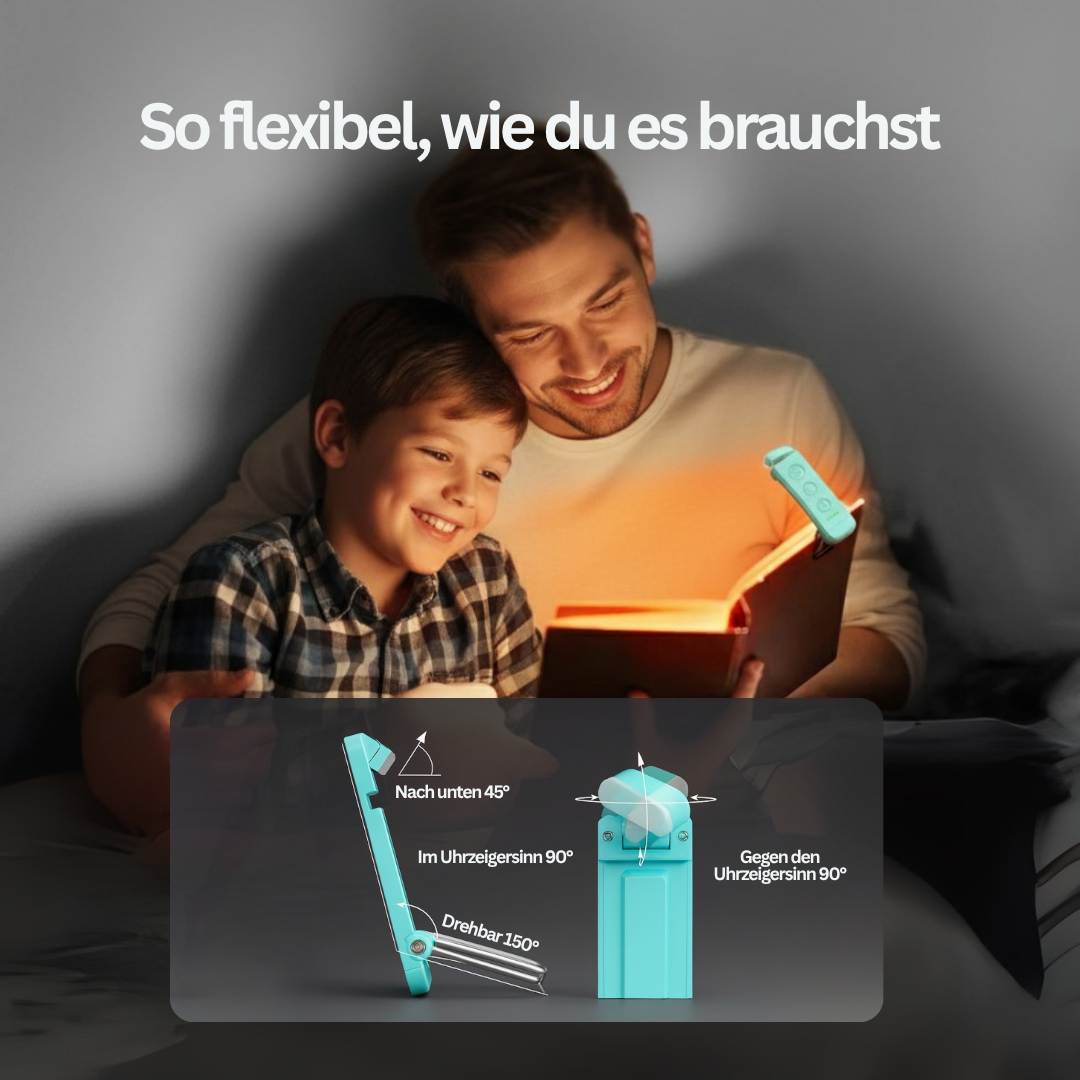 Mein BuchLicht – Leseleuchte im Lesezeichen-Design